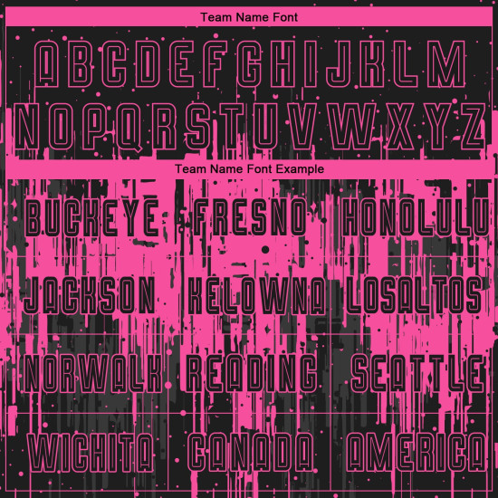 Custom Black Sublimation Jersey Uniform Soccer Pink