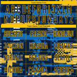 Custom Uniform Sublimation Jersey Navy Soccer Navy-Gold