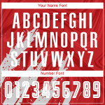 Jersey White Soccer Sublimation Uniform Custom Red Jersey White Soccer Sublimation Uniform Custom Red