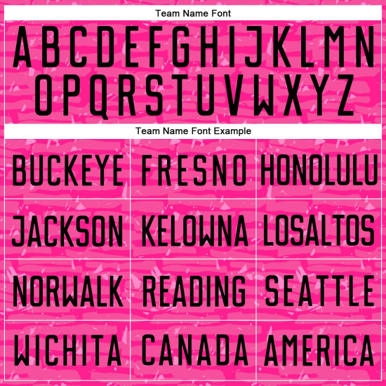 Uniform Black Custom Pink Jersey Soccer Sublimation