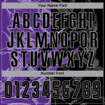 Pattern Uniform Custom Purple-Gray Sublimation Graffiti Jersey Black Scratch Soccer Pattern Uniform Custom Purple-Gray Sublimation Graffiti Jersey Black Scratch Soccer