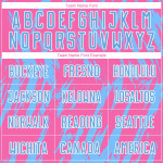 Light Custom Blue-White Soccer Jersey Uniform Pink Sublimation