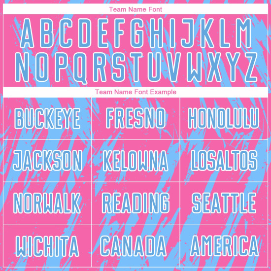 Light Custom Blue-White Soccer Jersey Uniform Pink Sublimation