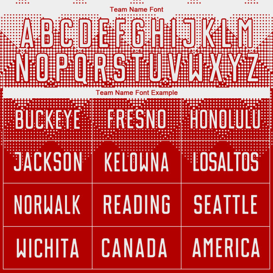 Red Sublimation White Soccer Uniform Jersey Custom