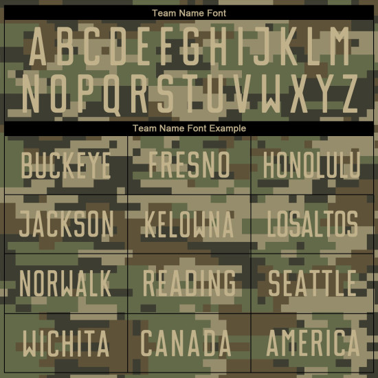 Sublimation Custom Service Uniform Salute Soccer Gold-Olive Jersey Camo To Vegas