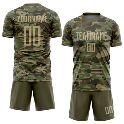 Sublimation Custom Service Uniform Salute Soccer Gold-Olive Jersey Camo To Vegas Sublimation Custom Service Uniform Salute Soccer Gold-Olive Jersey Camo To Vegas