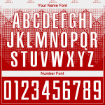 Red Sublimation White Soccer Uniform Jersey Custom