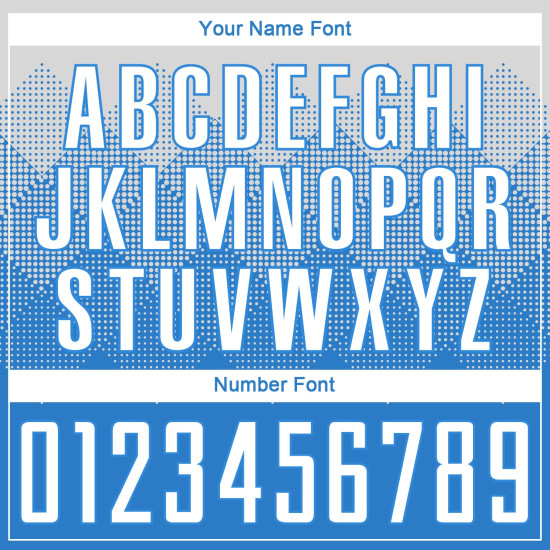 Powder Sublimation Custom Blue White Soccer Uniform Jersey