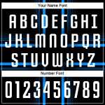 Soccer Custom Blue Uniform White-Light Black Sublimation Jersey Soccer Custom Blue Uniform White-Light Black Sublimation Jersey