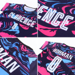 Soccer Uniform Custom Sublimation Jersey White-Pink Figure Soccer Uniform Custom Sublimation Jersey White-Pink Figure