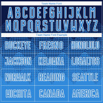 Soccer Jersey Powder Custom Sublimation Uniform Navy Blue-White