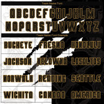 Pattern Scratch Black-Old Gold Uniform Custom Jersey Soccer Sublimation Graffiti