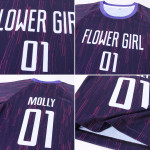 Jersey Sublimation Uniform Purple Custom Soccer White