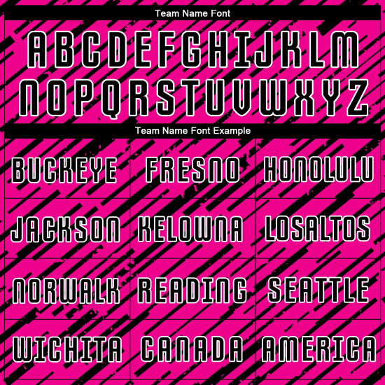 Sublimation Jersey Black-White Uniform Custom Soccer Pink