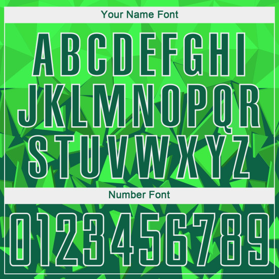 Sublimation Grass Soccer Green-White Uniform Green Custom Jersey