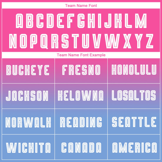 White-Light Fade Sleeve Jersey Pink Custom Soccer Blue Fashion Long Uniform Sublimation