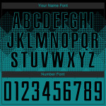 Jersey Soccer Custom Sublimation Uniform Teal Black