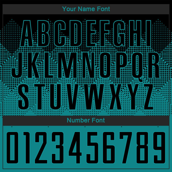 Jersey Soccer Custom Sublimation Uniform Teal Black