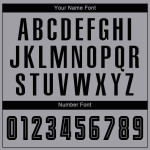 Custom Soccer Black-Camo Gray Jersey Sublimation Uniform