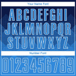 Soccer Jersey Powder Custom Sublimation Uniform Navy Blue-White