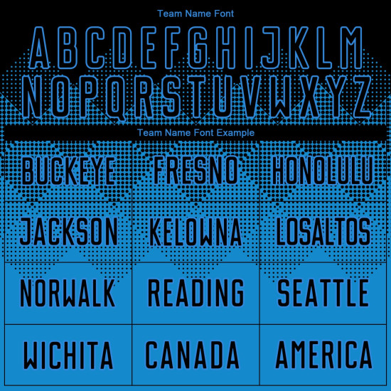 Jersey Uniform Blue Black Sublimation Soccer Custom