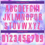 Tie Jersey Uniform Sublimation Dye Soccer Pink-Purple Custom