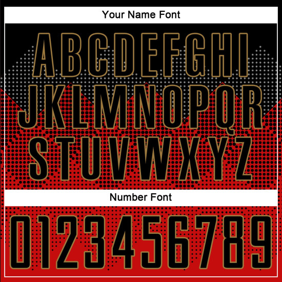 Uniform Gold Custom Sublimation Jersey Black-Old Red Soccer Uniform Gold Custom Sublimation Jersey Black-Old Red Soccer