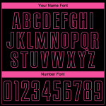 Black Uniform Jersey Soccer Sublimation Pink Custom