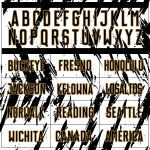 Jersey Black-Old Uniform Gold Custom Sublimation White Soccer