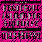 Sublimation Jersey Black-White Uniform Custom Soccer Pink