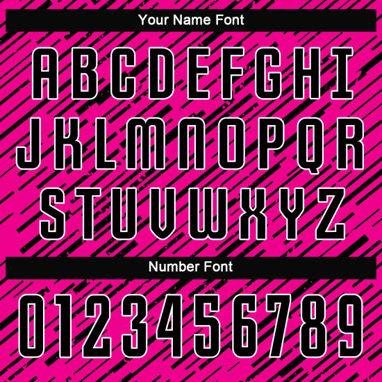 Sublimation Jersey Black-White Uniform Custom Soccer Pink