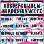 Soccer Sublimation Figure Custom Uniform Jersey Black-Pink