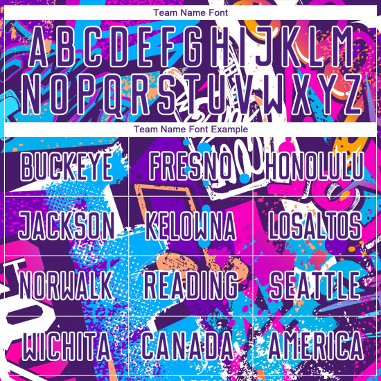 Custom Purple-White Graffiti Soccer Uniform Pattern Jersey Sublimation