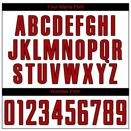 Sublimation White Soccer Custom Red-Black Uniform Jersey Sublimation White Soccer Custom Red-Black Uniform Jersey