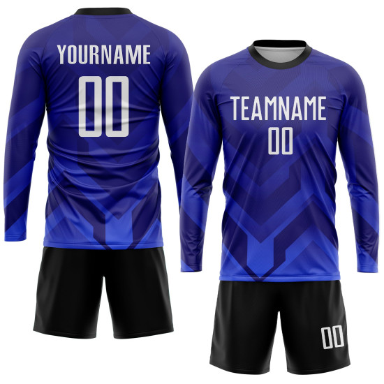 Uniform Jersey Custom Purple Sublimation Soccer White Royal-Navy Dark Uniform Jersey Custom Purple Sublimation Soccer White Royal-Navy Dark