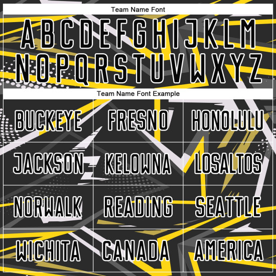 Custom Jersey Black Soccer Sublimation Uniform Black-Gold