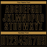 Soccer Gold Sublimation Jersey Custom Old Black Uniform Soccer Gold Sublimation Jersey Custom Old Black Uniform