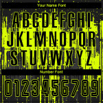 Green Jersey Uniform Neon Sublimation Soccer Custom Black