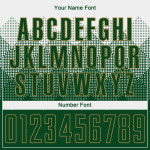 Jersey Uniform Gold Sublimation Custom Green-Old Soccer White