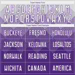 Sublimation Uniform Custom Soccer Jersey White Purple Sublimation Uniform Custom Soccer Jersey White Purple