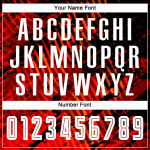 Red White-Black Custom Uniform Jersey Soccer Sublimation