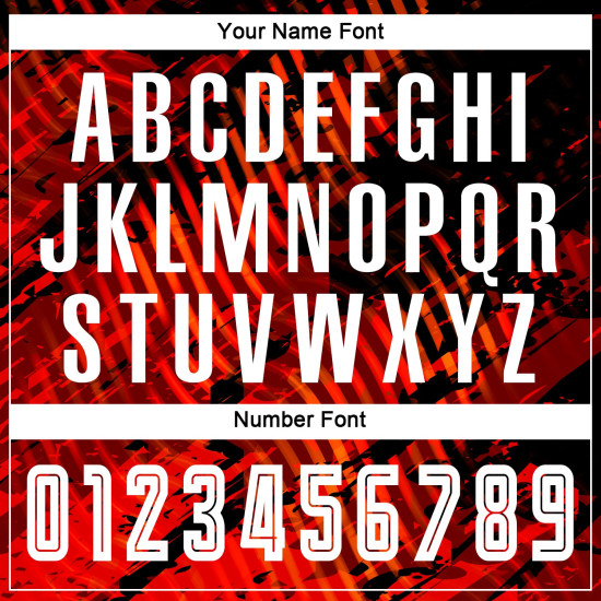 Red White-Black Custom Uniform Jersey Soccer Sublimation