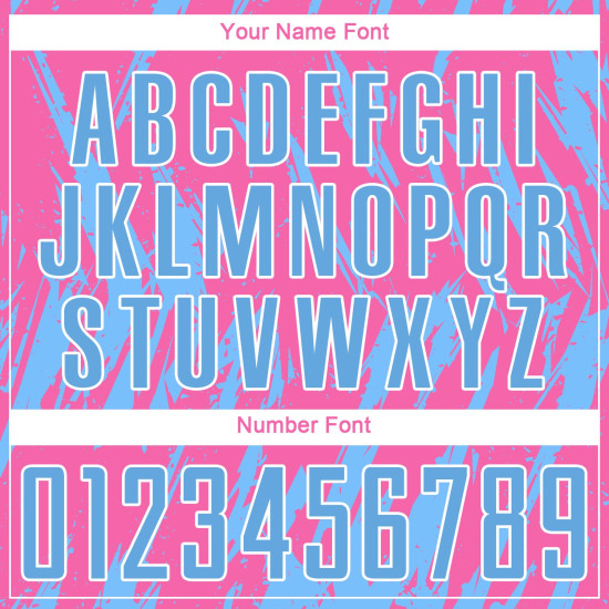 Light Custom Blue-White Soccer Jersey Uniform Pink Sublimation