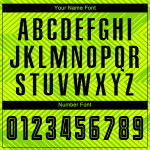 Custom Sublimation Uniform Jersey Black Soccer Green Neon