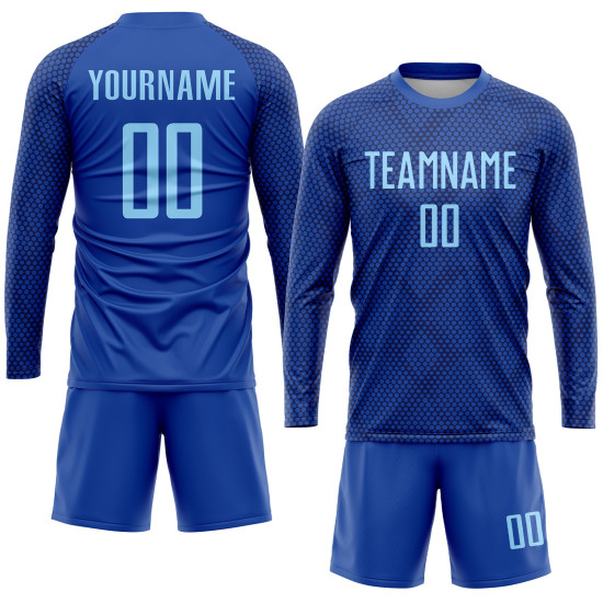 Jersey Light Uniform Sublimation Soccer Blue Royal Custom Jersey Light Uniform Sublimation Soccer Blue Royal Custom